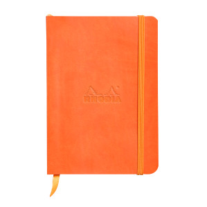 Rhodia Softcover Notebook - Medium - Tangerine - Dotted